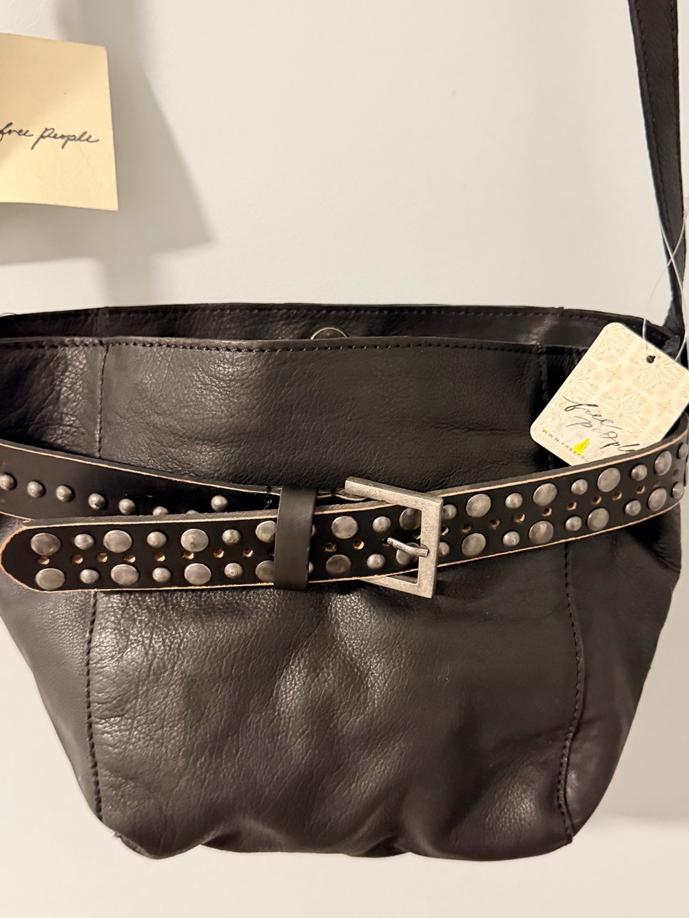 Free People We The Free Embellished Belt Bucket Bag